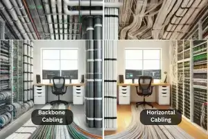 Backbone cabling vs Horizontal cabling