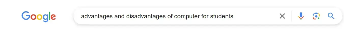 serp- advantages and disadvantages of computer for students